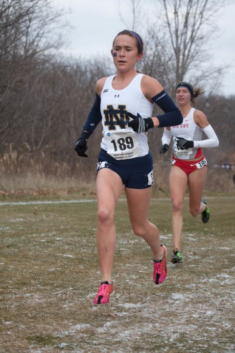 Molly Seidel recorded a fourth-place finish at Friday's Great Lakes Regional to help the Irish snag a bid to the NCAA Championships