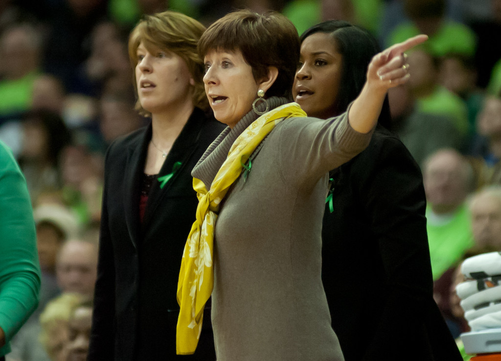 Notre Dame Women's Basketball powers over Purdue on 12-29-12