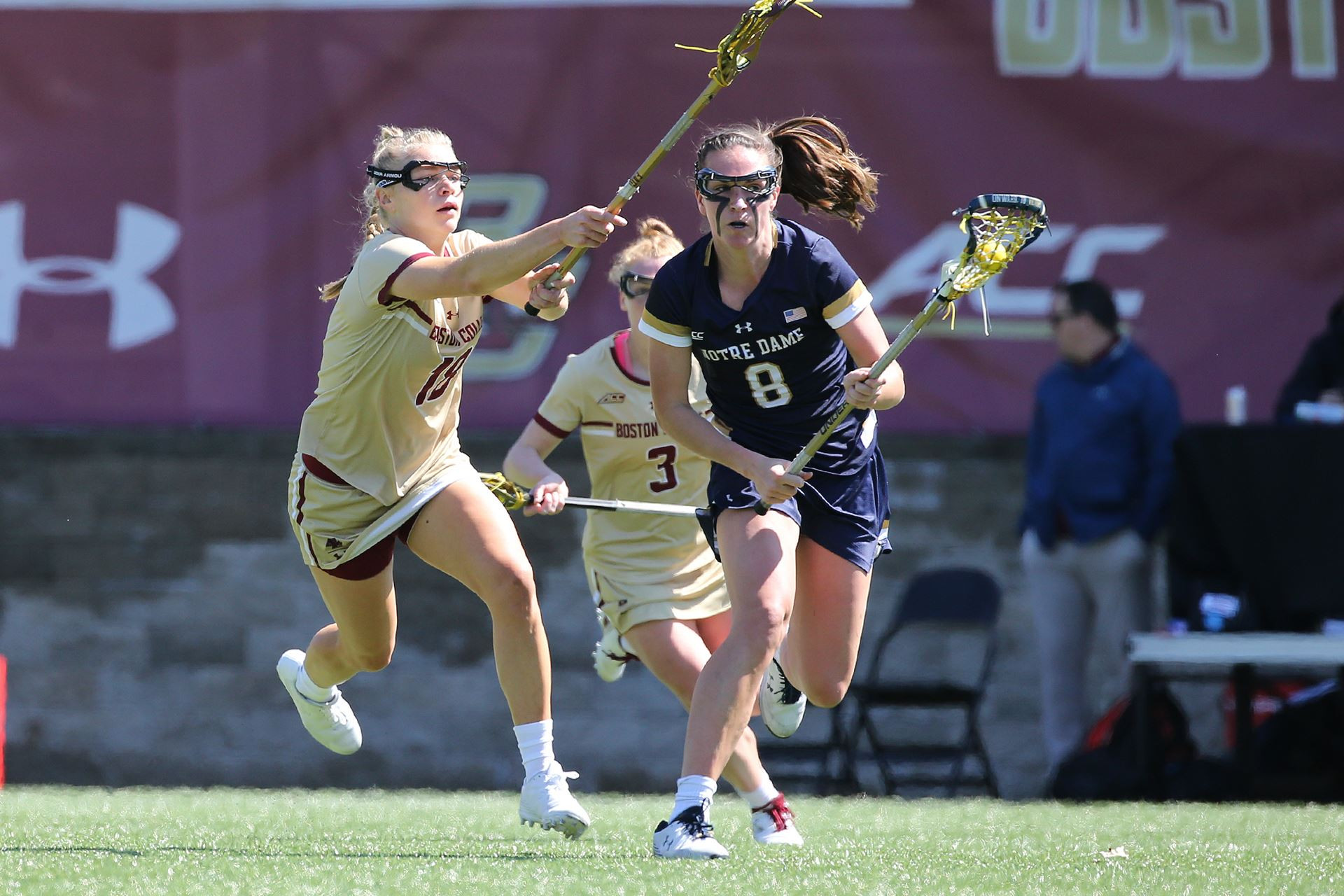 #5/4 Irish Drop 13-9 Decision to Top-Ranked BC #5/4 Irish Drop 13-9 Decision to Top-Ranked BC