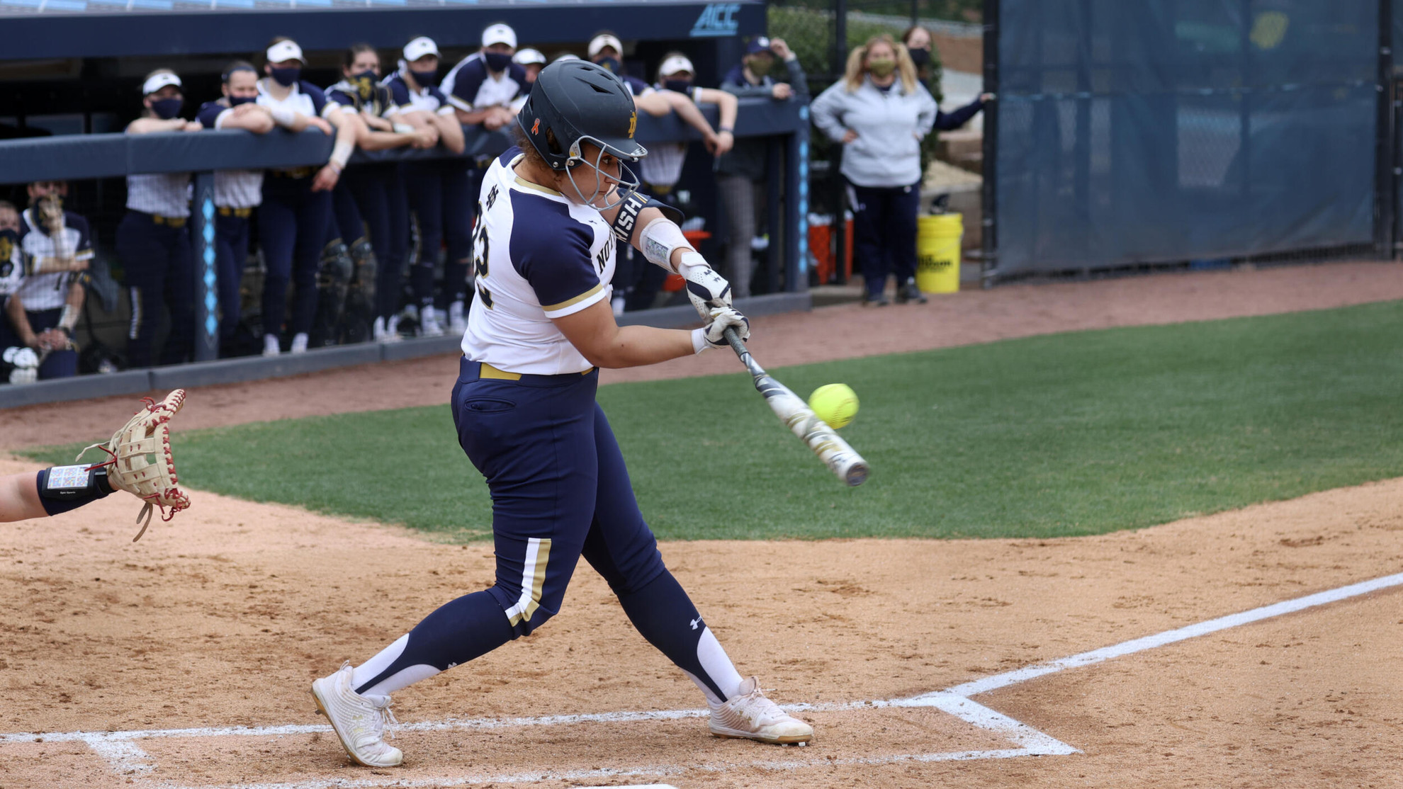 Irish Split Doubleheader As Gaskins Ties Program Home Run Record Irish Split Doubleheader As Gaskins Ties Program Home Run Record