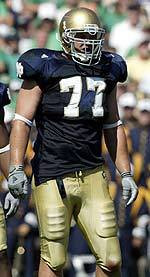 Notre Dame And Boston College Meet For 16th Time In All-Time Series Senior Greg Pauly anchored a defensive line that stuffed Navy's running attack a week ago with nine tackles. Included in his totals were a sack and one tackle for a loss.
