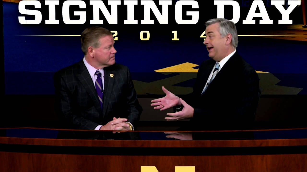 Coach Kelly On WatchND Signing Day Show