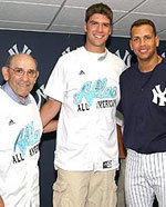 Notre Dame Baseball Programs Signs One Of Nation’s Top Classes, With All 10 Signees Rated Nationally Six-foot-eight pitcher Evan Danieli - shown during a 2006 Aflac All-America ceremony with Yogi Berra and Alex Rodriguez - headlines the Notre Dame baseball team's highly-rated recruiting class.