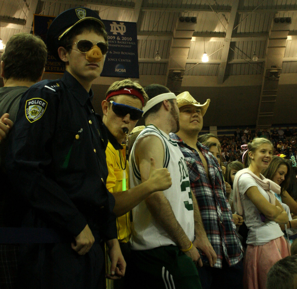 Pep Rally for Pitt game, Halloween 2008