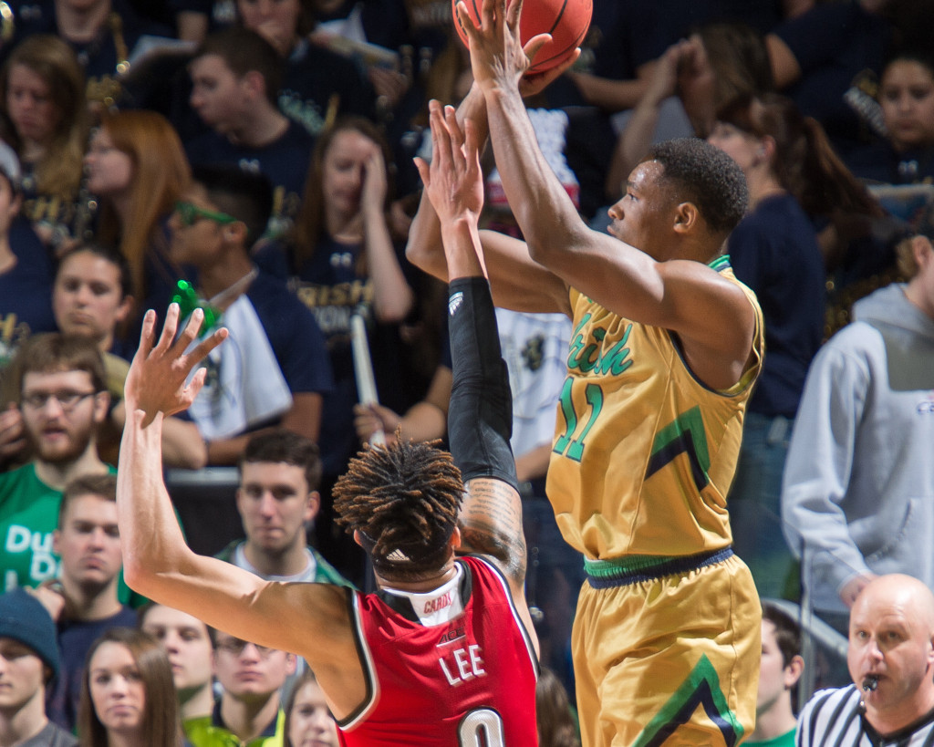 Notre Dame 71, Louisville 66