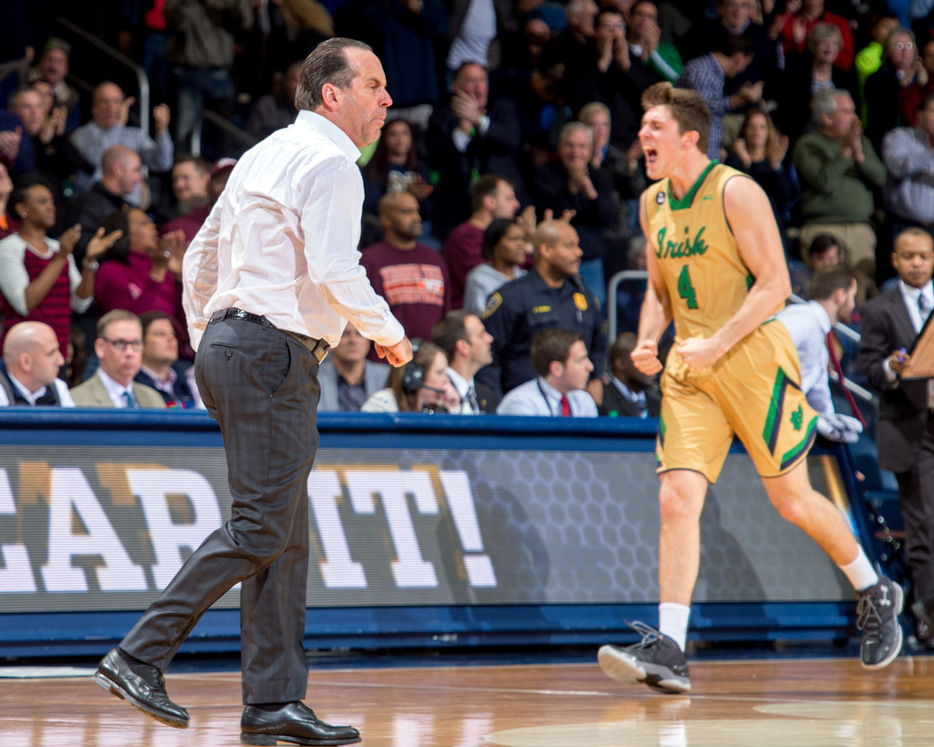 Notre Dame, 83 vs. Virginia Tech, 81