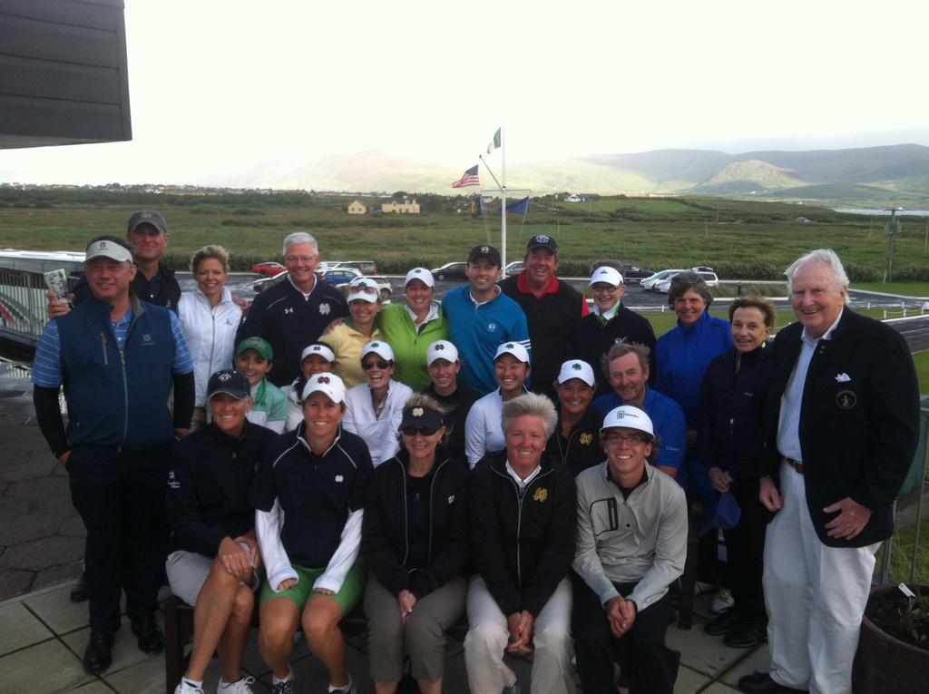 2014 Notre Dame Women's Golf in Ireland