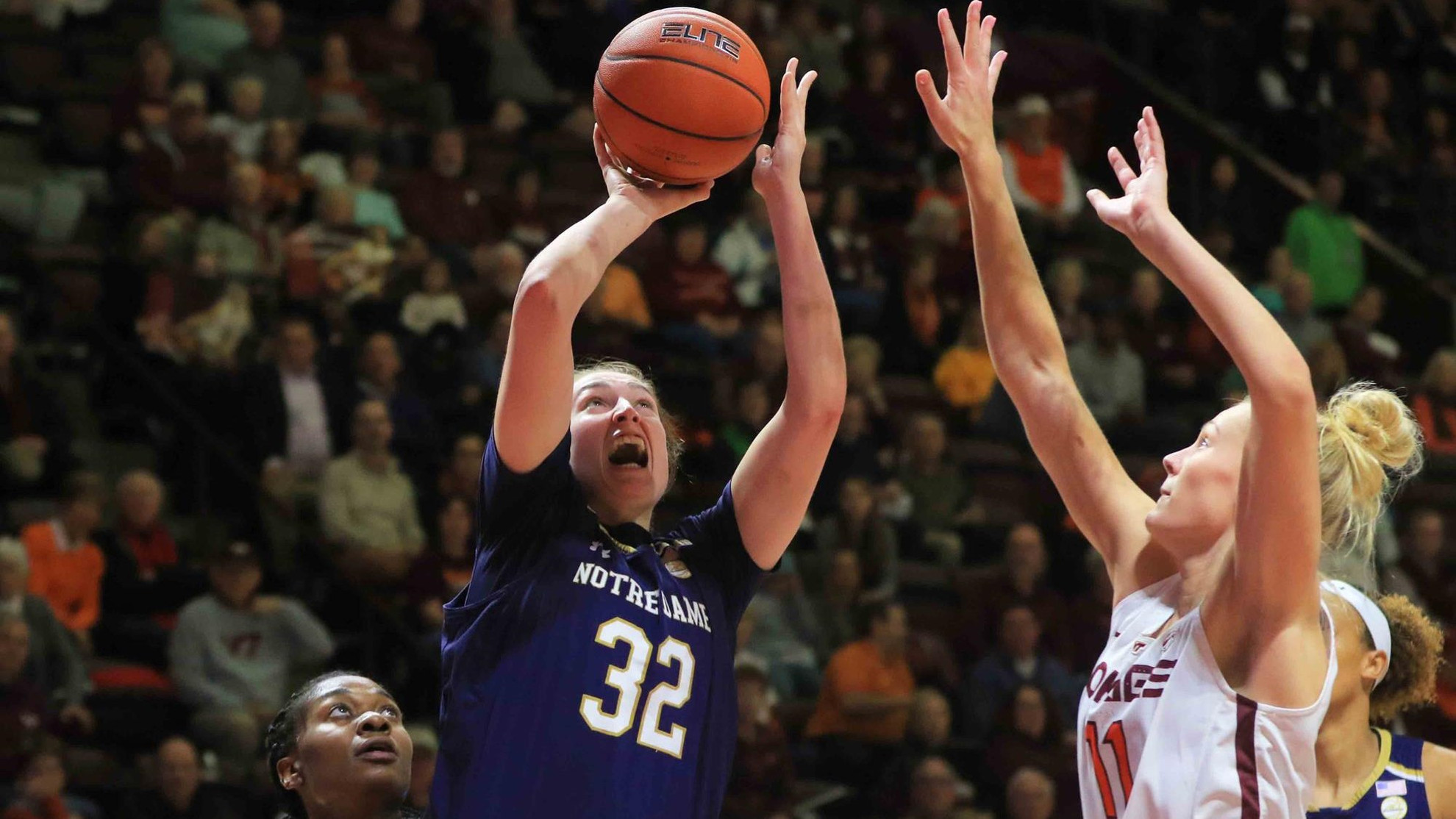 No. 1 Irish Earn 80-51 Win at Virginia Tech Shepard
