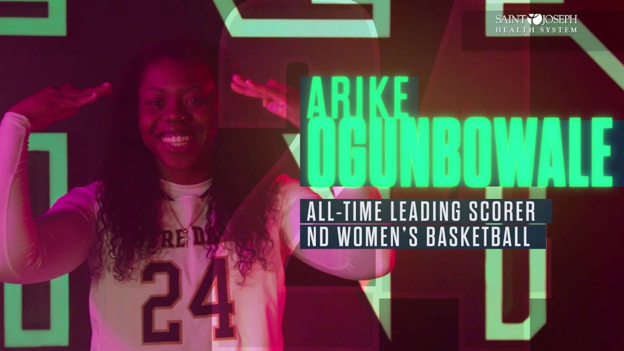 @NDWBB | Arike Ogunbowale All-Time Scoring Leader (2019)
