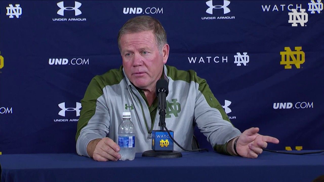Brian Kelly Post-Game Press Conference - Army