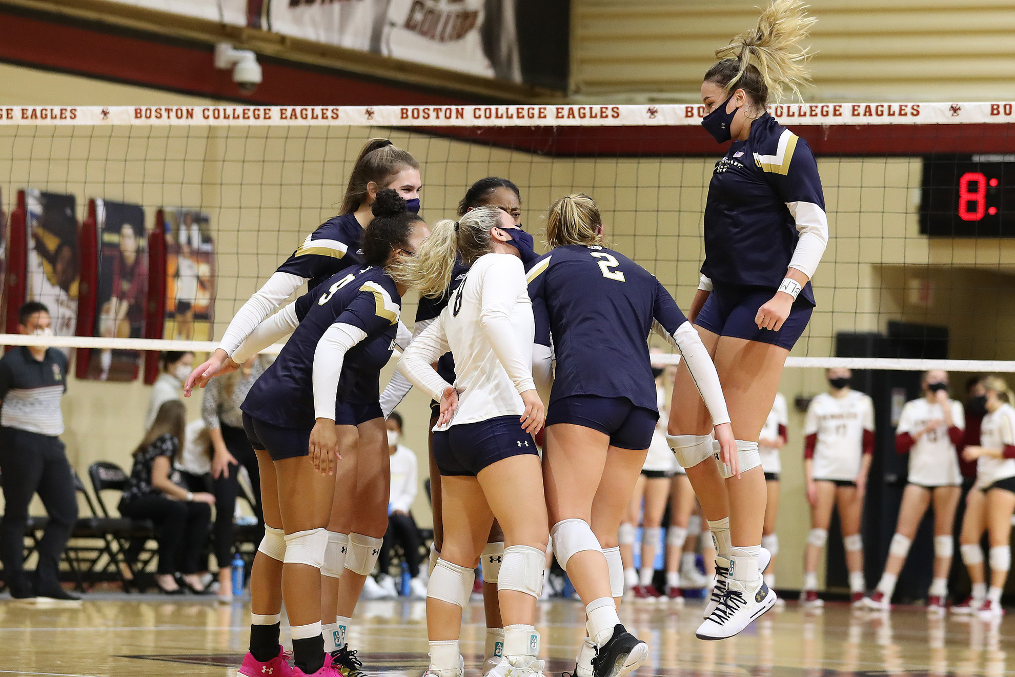 No. 5 Irish Top BC in Four Sets No. 5 Irish Top BC in Four Sets