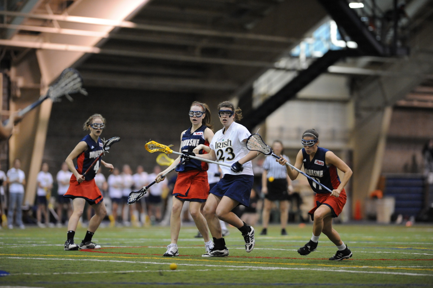 No. 9 Irish Drop An 18-11 Decision At No. 12 Vanderbilt Sophomore Kailene Abt scored four goals in the 18-11 loss at Vanderbilt. The four-goal game was her third this season.