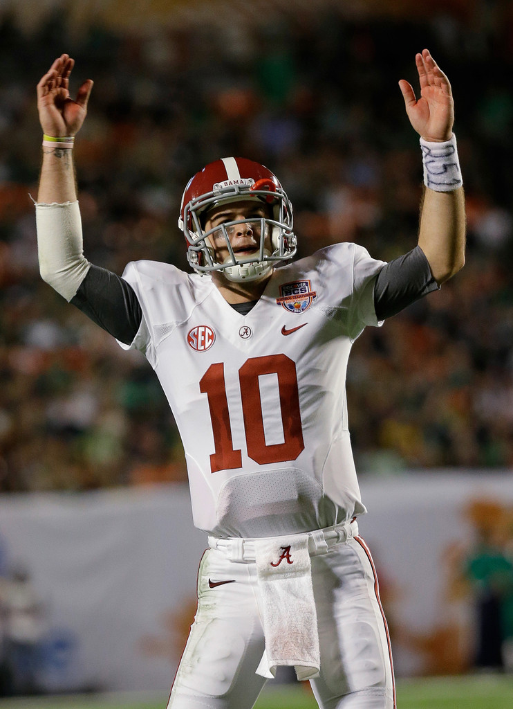 Irish Title Hopes Halted By Crimson Tide, 42-14 (AP)