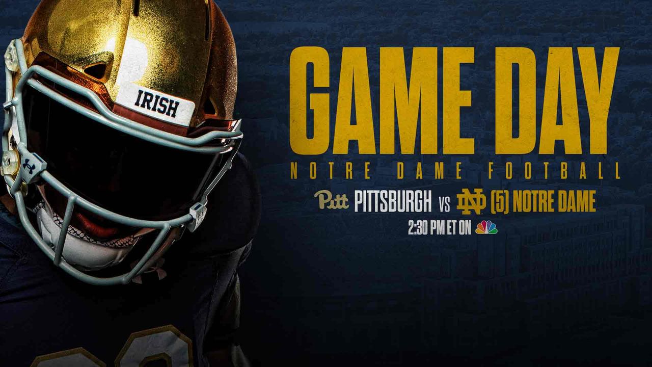 5 Notre Dame vs. Pitt NBC Sports and Live Radio Links Notre Dame
