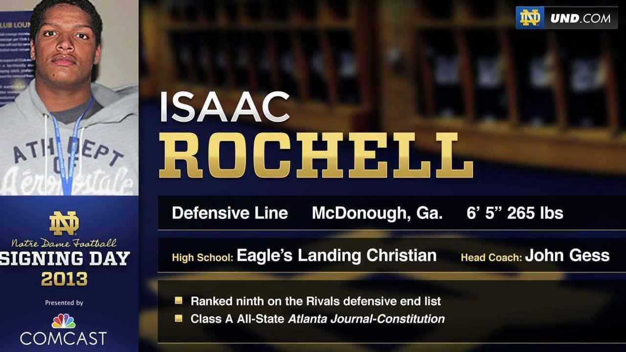 Isaac Rochell - 2013 Notre Dame Football Signee