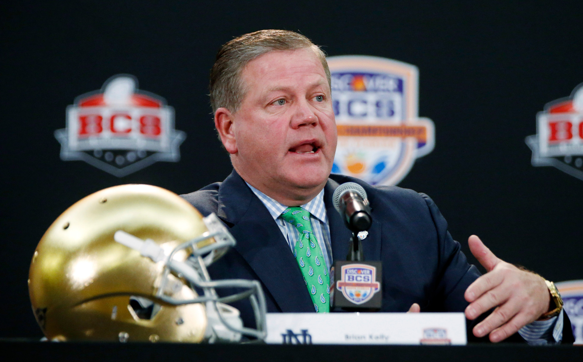 Brian Kelly Season-Opening Press Conference Transcript BCS Championship