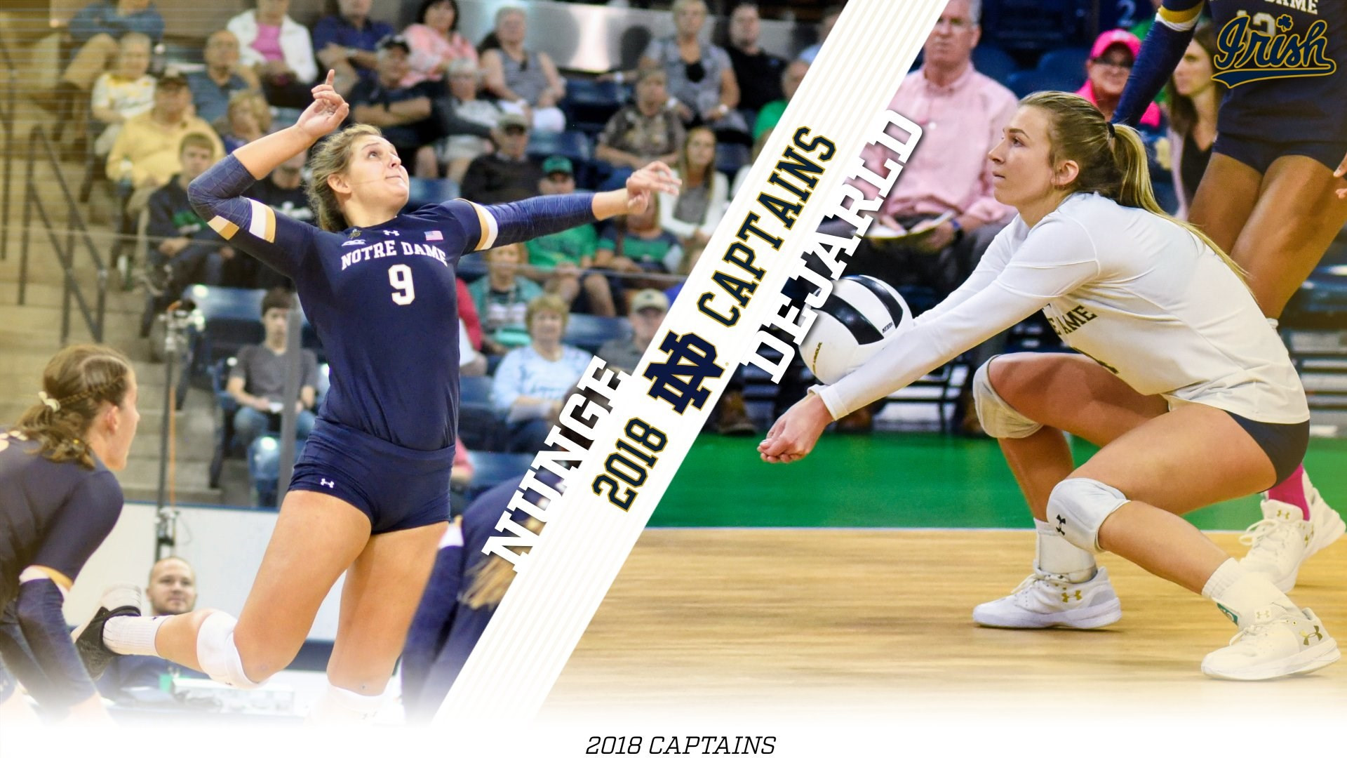 DeJarld And Nunge Announced As Volleyball Captains 2018 Volleyball Captains