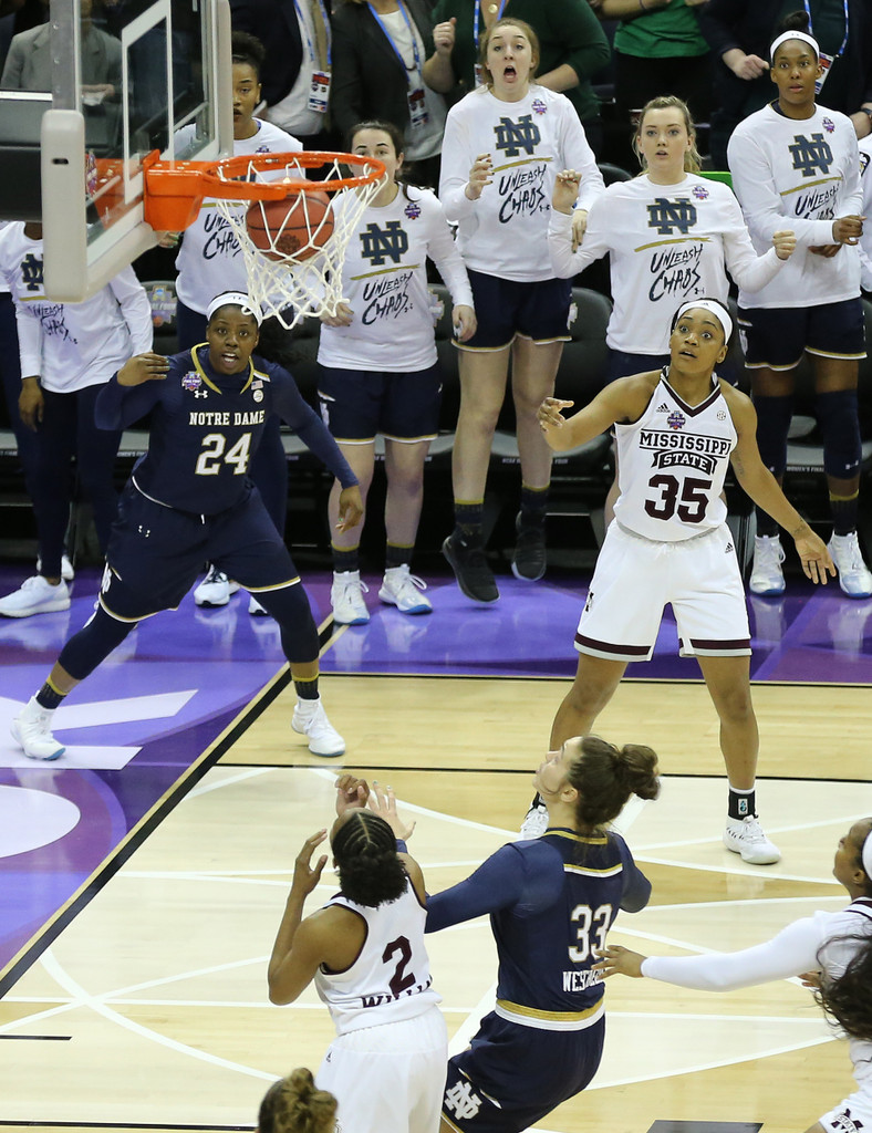 NCAA National Championship: ND WBB 61, Mississippi State 58 (USATSI)
