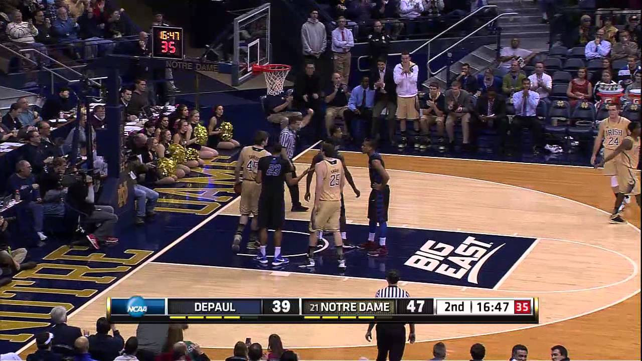 Irish Defeat DePaul In OT Again - Notre Dame Men's Basketball