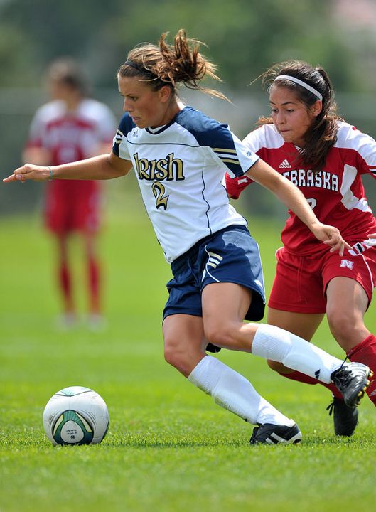 Sophomore midfielder Mandy Laddish had a goal in Notre Dame's exhibition match against Virginia last season.