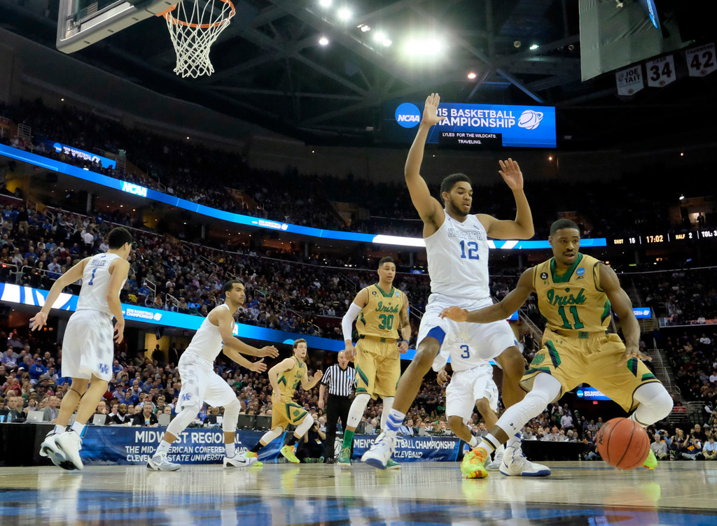 NCAA Men's Elite Eight: Notre Dame vs. Kentucky