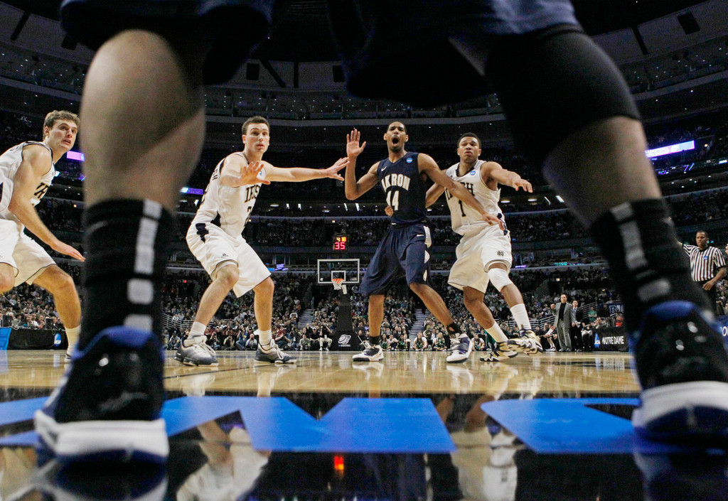 No. 2 Seed Irish Roll Past Akron, 69-56 (AP)