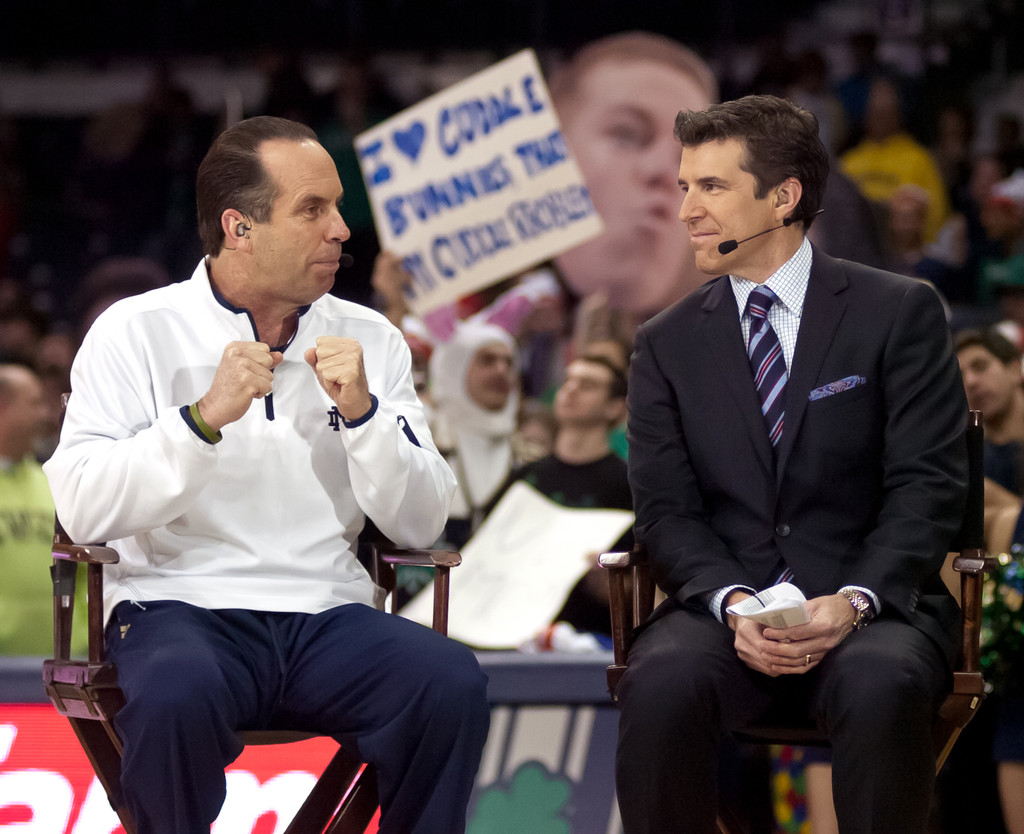 ESPN College GameDay visits Notre Dame Men's Basketball vs Louisville on 02-09-2013