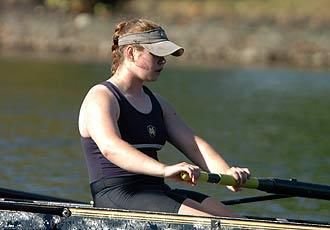 Sarah Palandech was one of a record three Irish rowers to earn All-America honors.