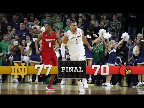 Notre Dame Men's Basketball Highlights vs. Louisville