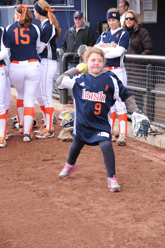 Notre Dame vs. Rutgers (Strikeout Cancer), 4-13-13 (Mike Bennett)