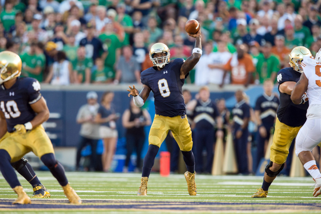 Notre Dame 38,  Texas 3