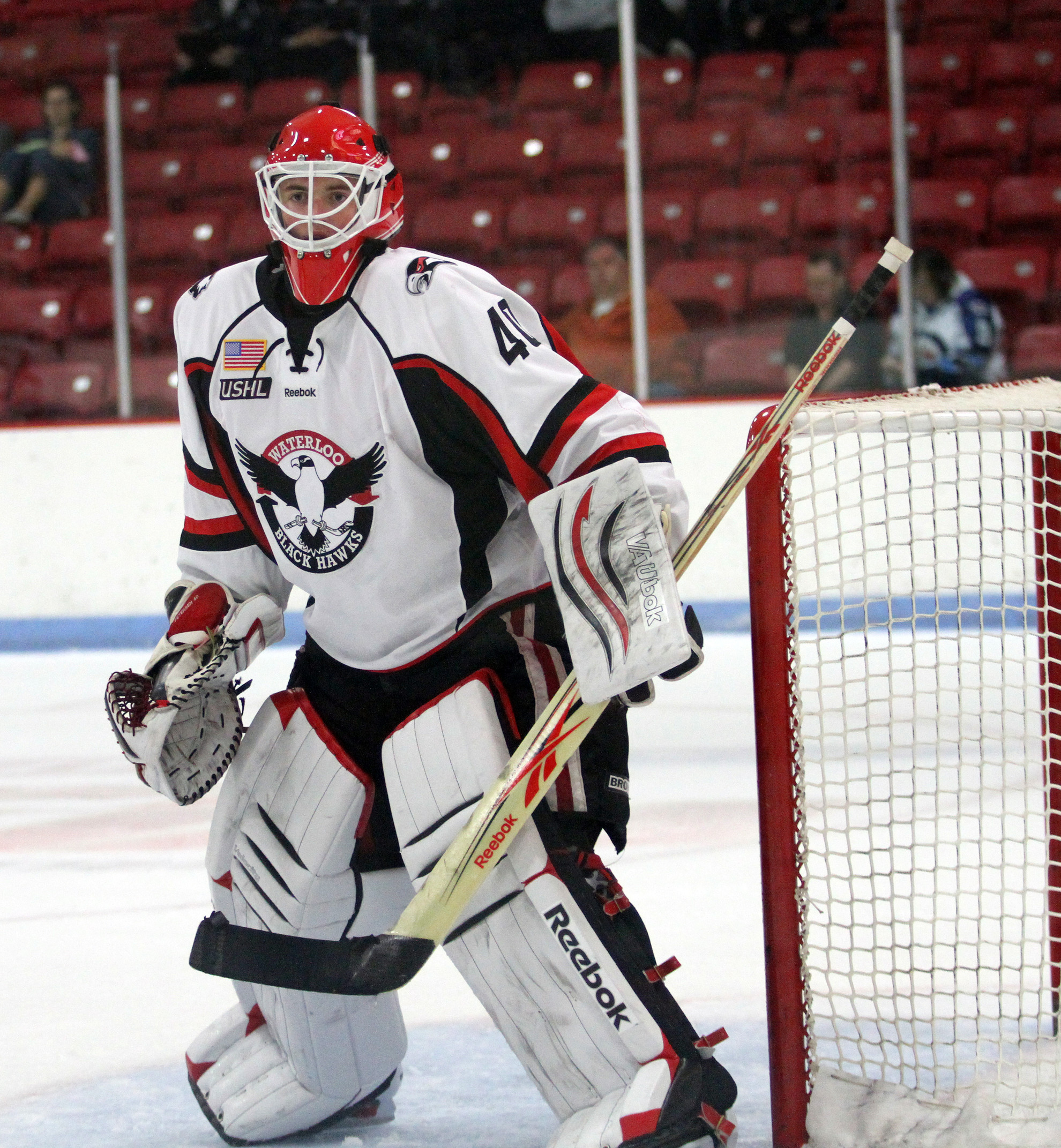 IRISH EXTRA: Rookie Class Makes for Irish Hockey Wild Card in 2014-15 Freshman goaltender Cal Petersen brings his puck-stopping skills to Notre Dame from the USHL's Waterloo Black Hawks.