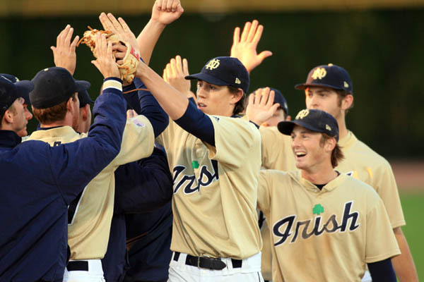Countdown To Baseball Blue-Gold Series To Feature Several Upcoming Offerings Kyle Weiland (left) and Brett Lilley (right) will be hoping to be smiling at the end of the 2007 Blue-Gold Series.
