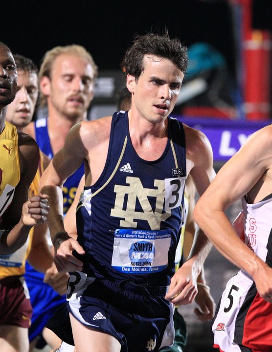Patrick Smyth leads the BIG EAST with a time of 13:39.50 in the men's 5,000 meters.