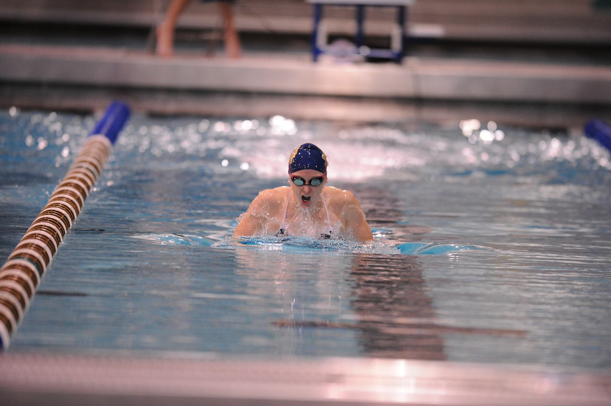 McDonough Making Most Of Senior Season Senior Christen McDonough finishes up her college career Saturday by swimming the 200-yard breaststroke at the NCAA Championships.