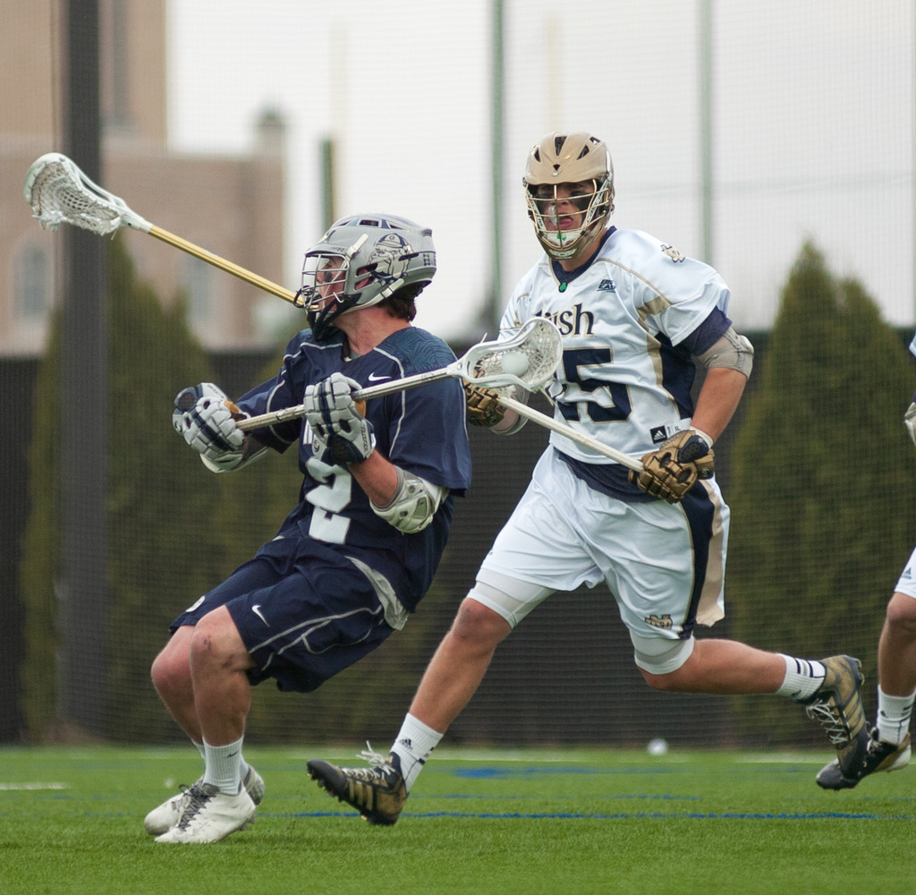 #4 Notre Dame Fighting Irish Men's Lacrosse vs Georgetown Hoyas on 04-14-2013