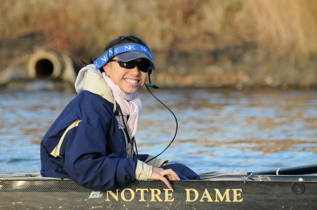 Rachael Louie and the Irish are set to row against Indiana, Purdue and Eastern Michigan on Sunday in a four-team regatta.