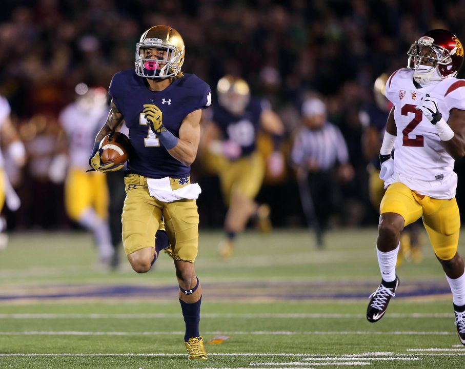 Will Fuller has eight touchdown receptions in 2015.