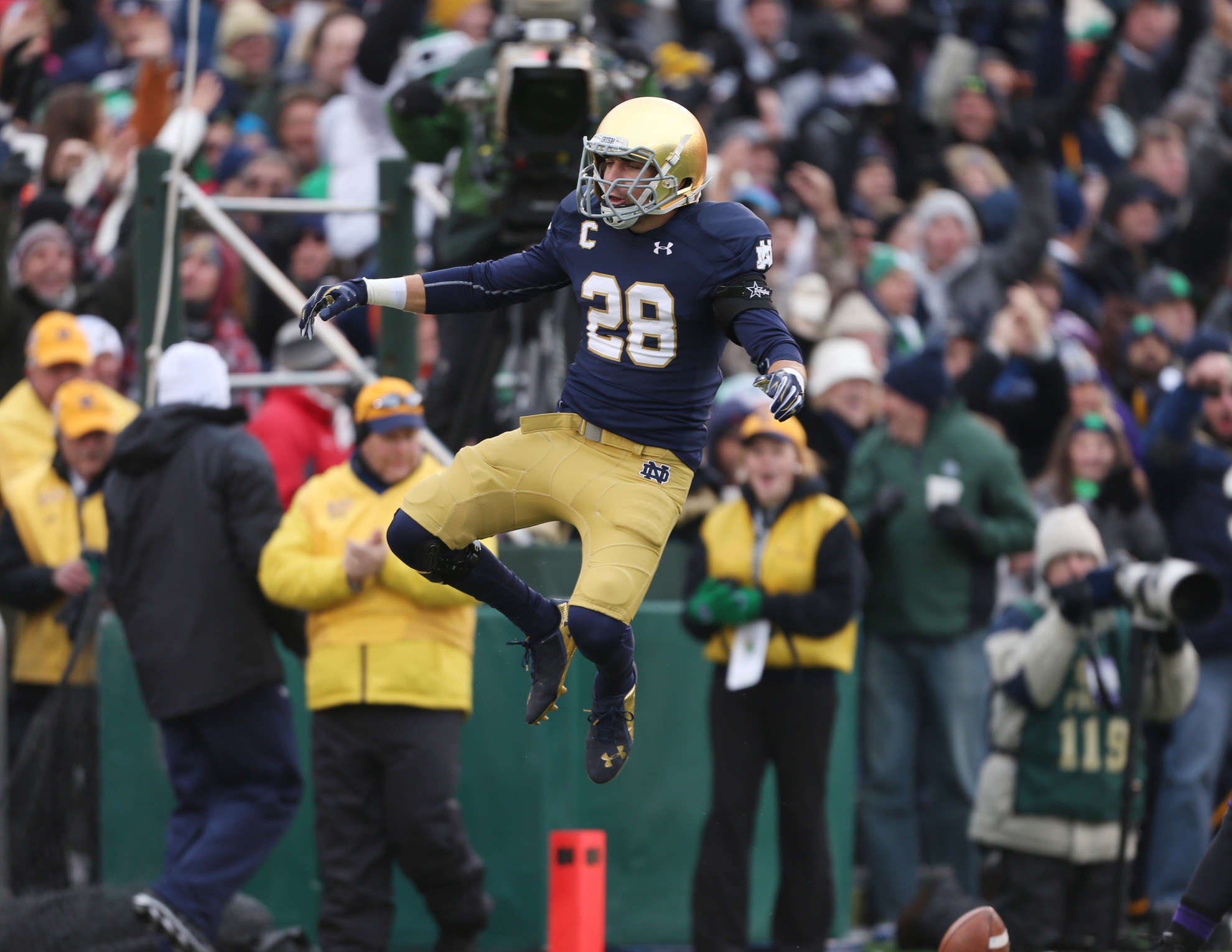 Irish Extra: Collinsworth Return Proves Bittersweet Senior captain Austin Collinsworth.