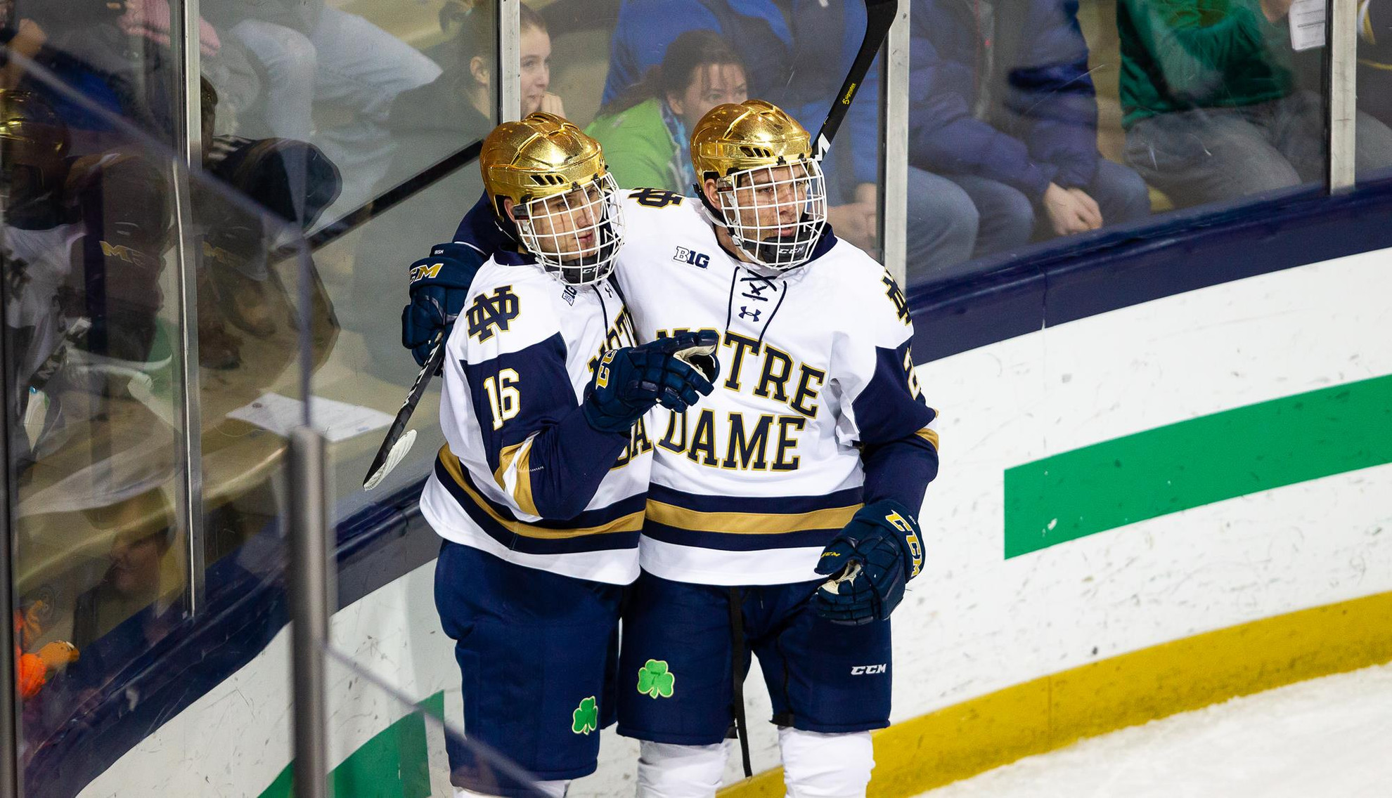 #8 Irish Host RPI in Pair of Non-Conference Tilts NMU Celly 2 - first goal