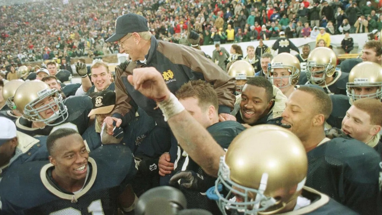 Irish Destroy Rutgers In Final Home Game Of The Holtz Era Irish Destroy Rutgers In Final Home Game Of The Holtz Era