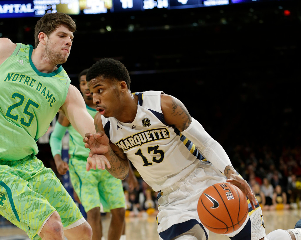 Notre Dame Beats Marquette, 73-65, to Reach BIG EAST Semis (AP)