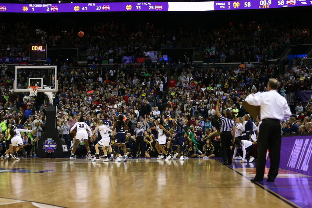 NCAA National Championship: ND WBB 61, Mississippi State 58 (USATSI)