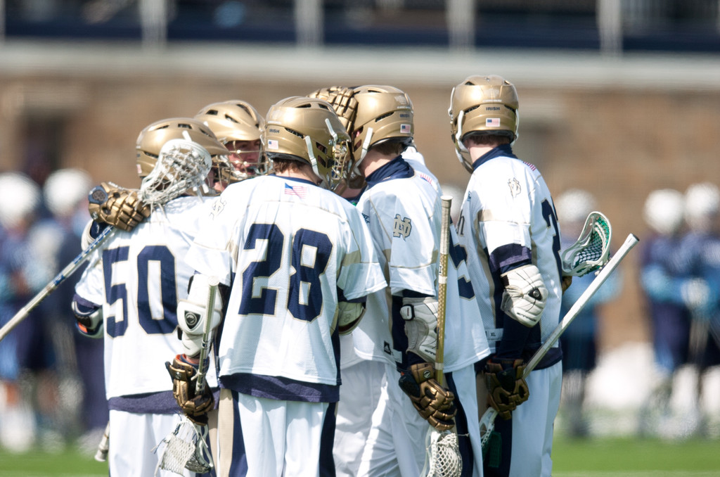 Notre Dame Men's Lacrosse vs North Carolina 03-02-2013