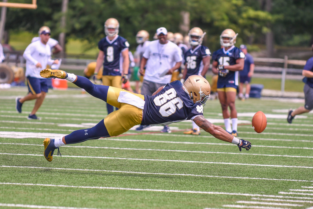 2017 Notre Dame Football Fall Camp - Practice One