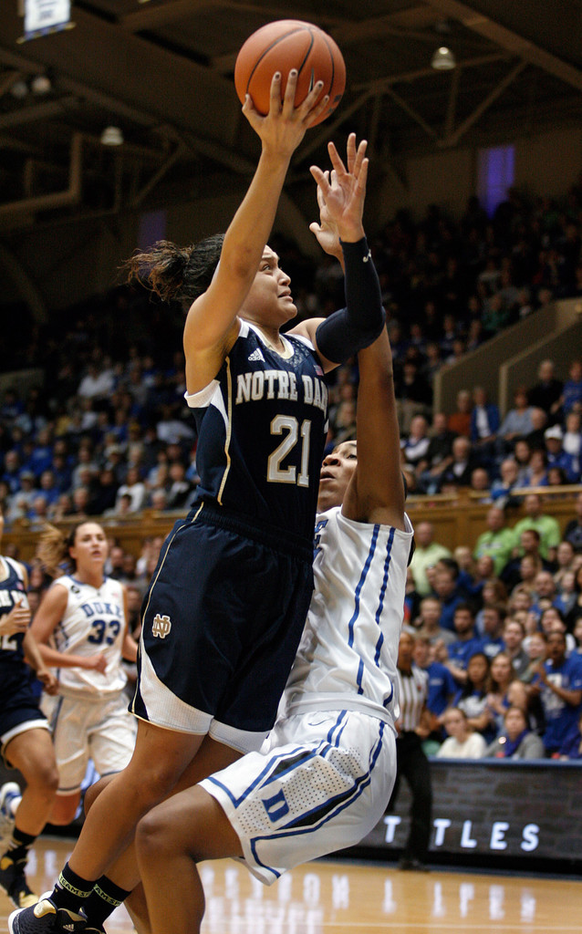 No. 2 Notre Dame at No. 3 Duke