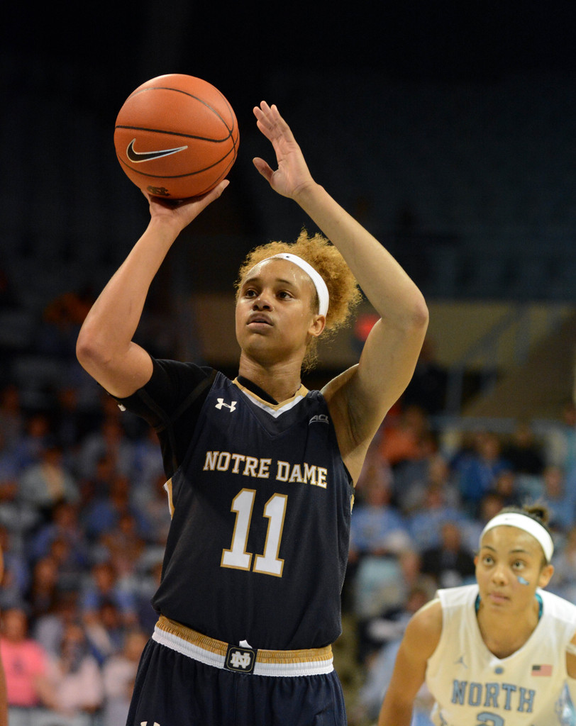 No. 7 Notre Dame at No. 13 North Carolina