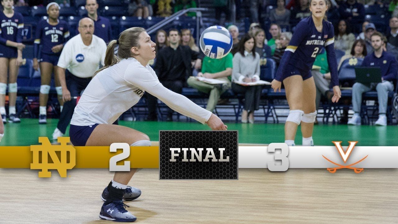 Top Moments - Notre Dame Volleyball vs. Virginia