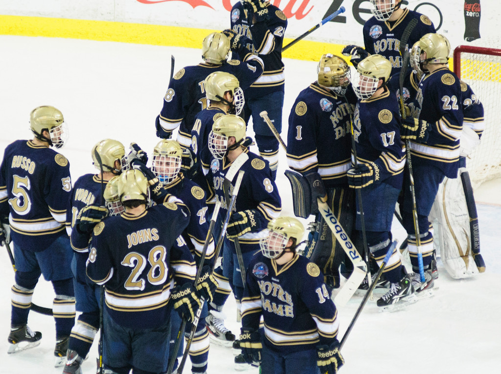 Notre Dame Men's Hockey vs Michigan 11-16-2012