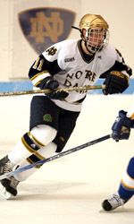 Sophomore right wing Erik Condra scored three time, twice short-handed to lead Notre Dame to a 9-0 win over the University of Windsor.